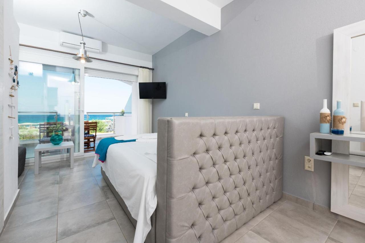 Artemis Beach Apartments Hriszí Amudiá Kültér fotó