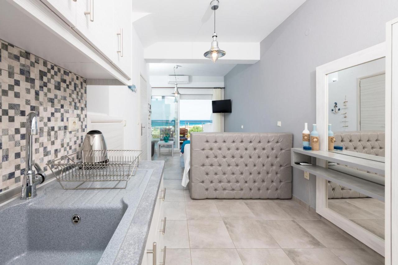 Artemis Beach Apartments Hriszí Amudiá Kültér fotó