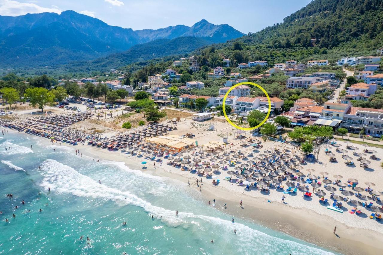 Artemis Beach Apartments Hriszí Amudiá Kültér fotó