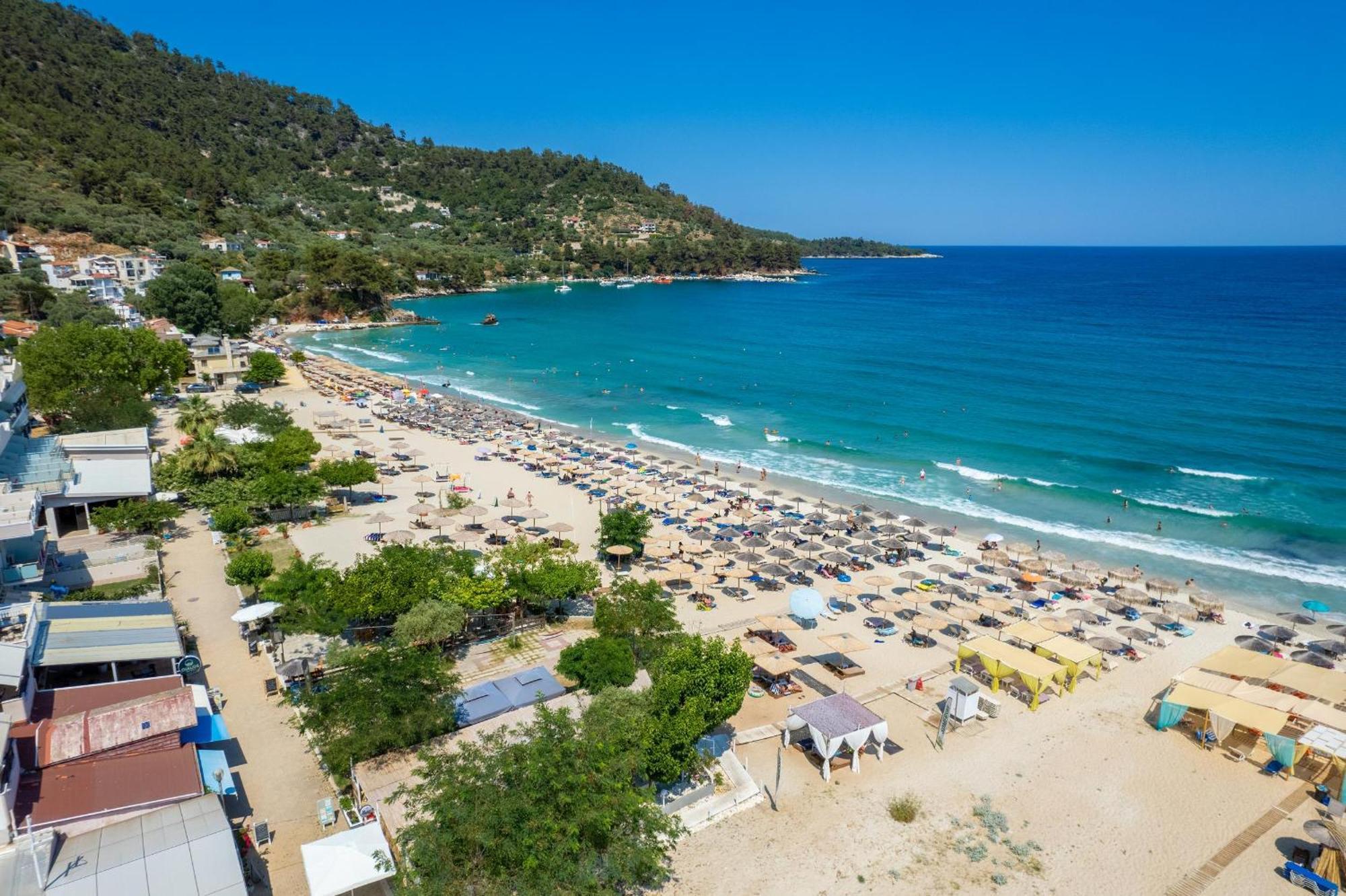 Artemis Beach Apartments Hriszí Amudiá Kültér fotó