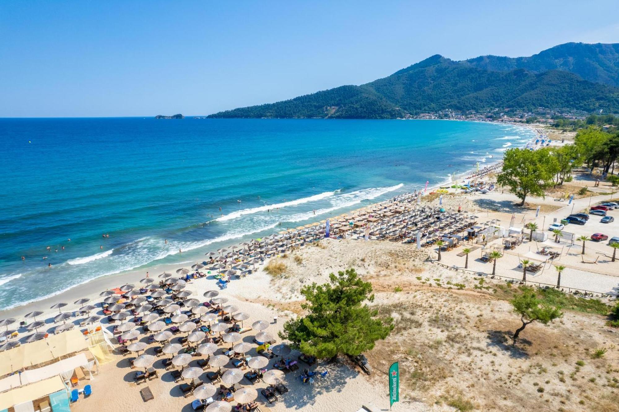 Artemis Beach Apartments Hriszí Amudiá Kültér fotó
