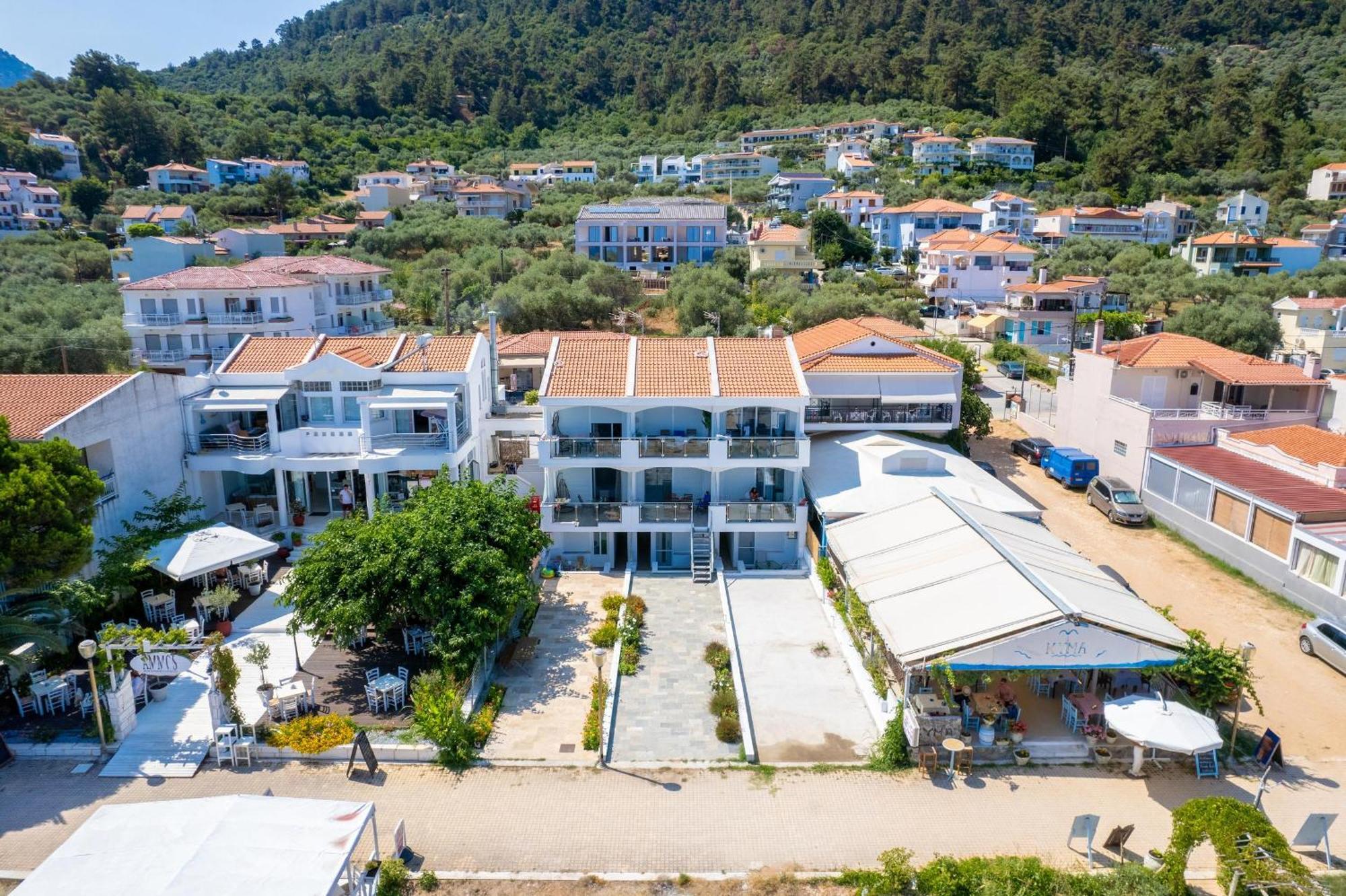 Artemis Beach Apartments Hriszí Amudiá Kültér fotó